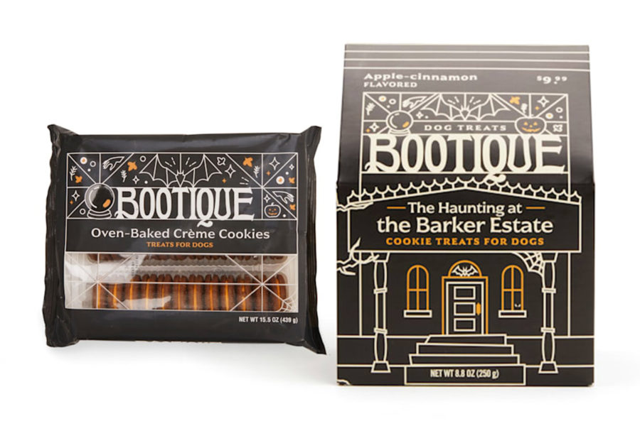 Halloween packaging Biscotti Petco