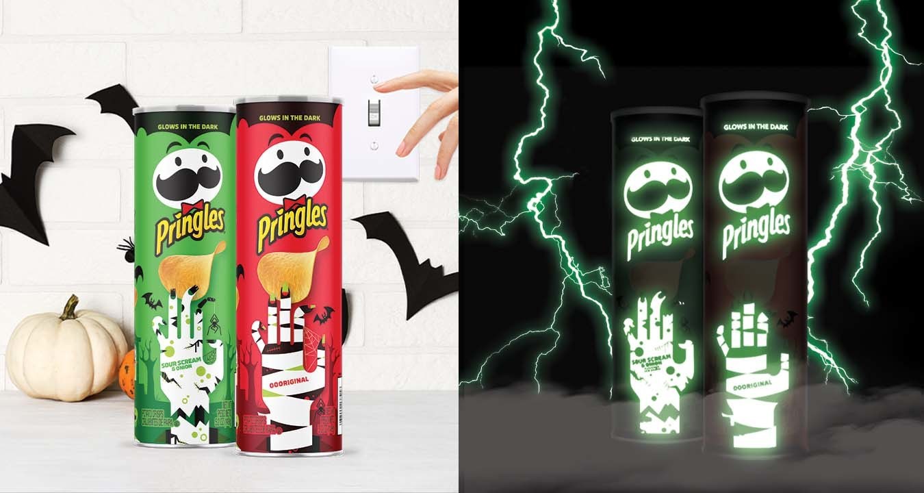 La scatola di Halloween Pringles - packaging halloween