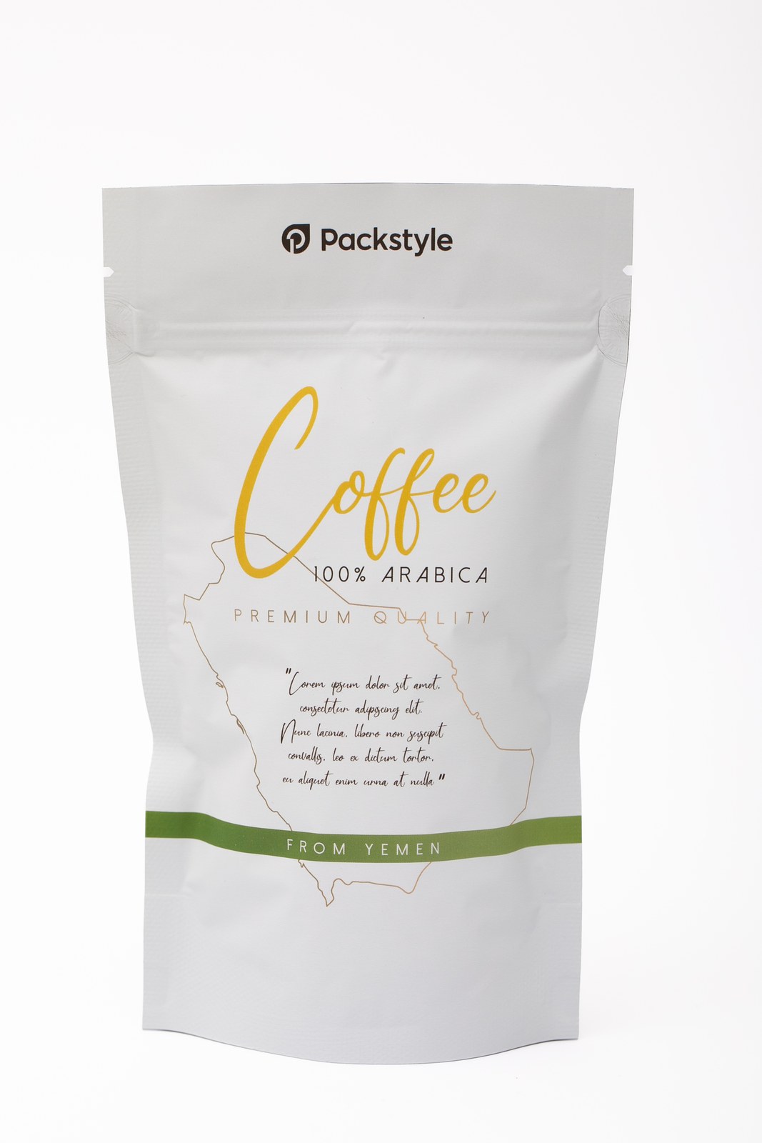Buste doypack personalizzate in alluminio lucido 8x13+5 - 500 pz