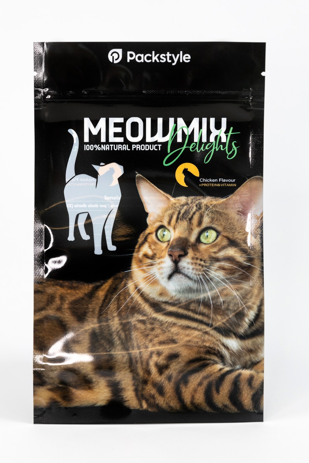 Bolsas doypack personalizadas de película transparente brillante 9x16+6 - 5000 uds